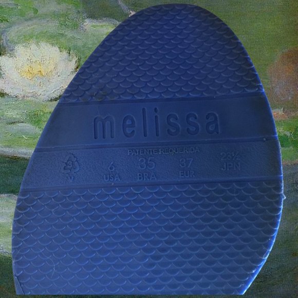 Melissa Black and Blue Women's Shoes - Picture 6 of 6